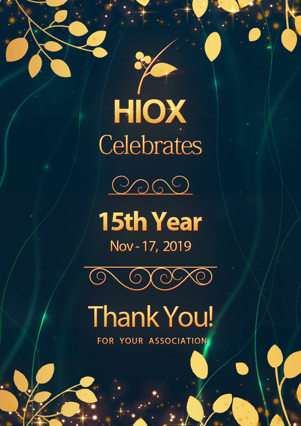 Hiox 15th Anniversary Celebration